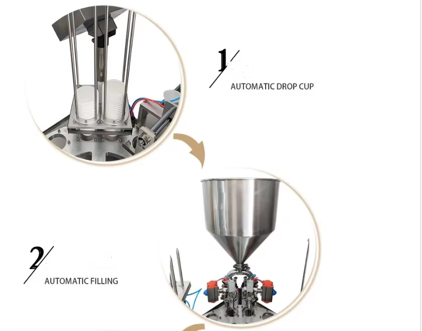 cup sealer sealing machine