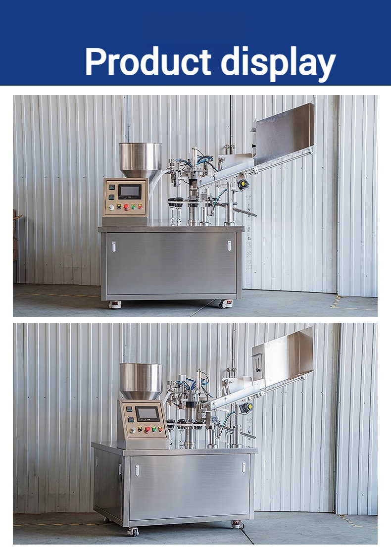 Filling and sealing machine