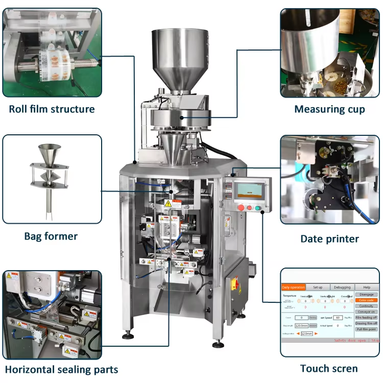 vertical form fill seal packaging machine