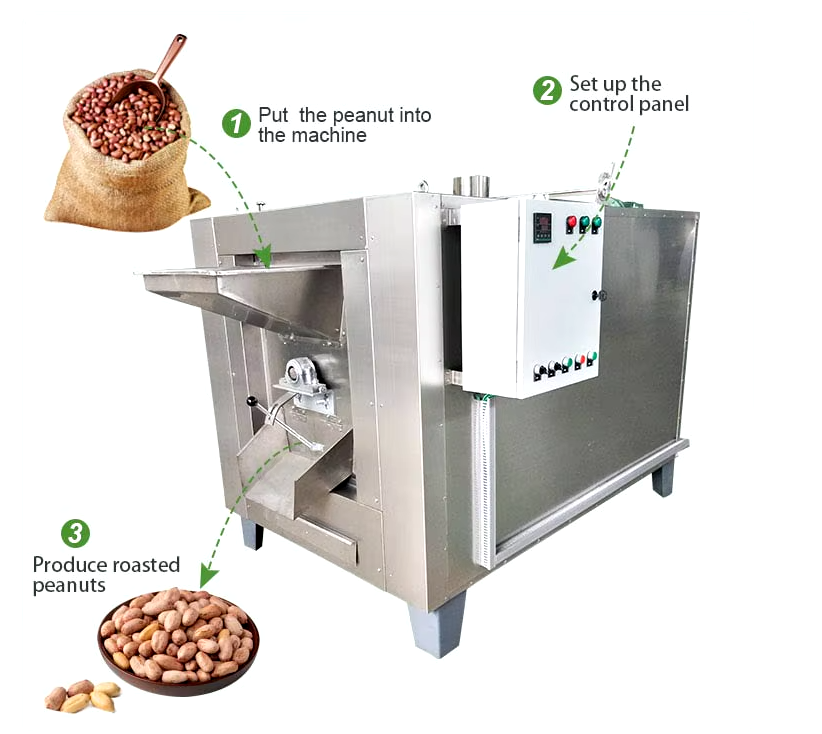 roasting peanut machine