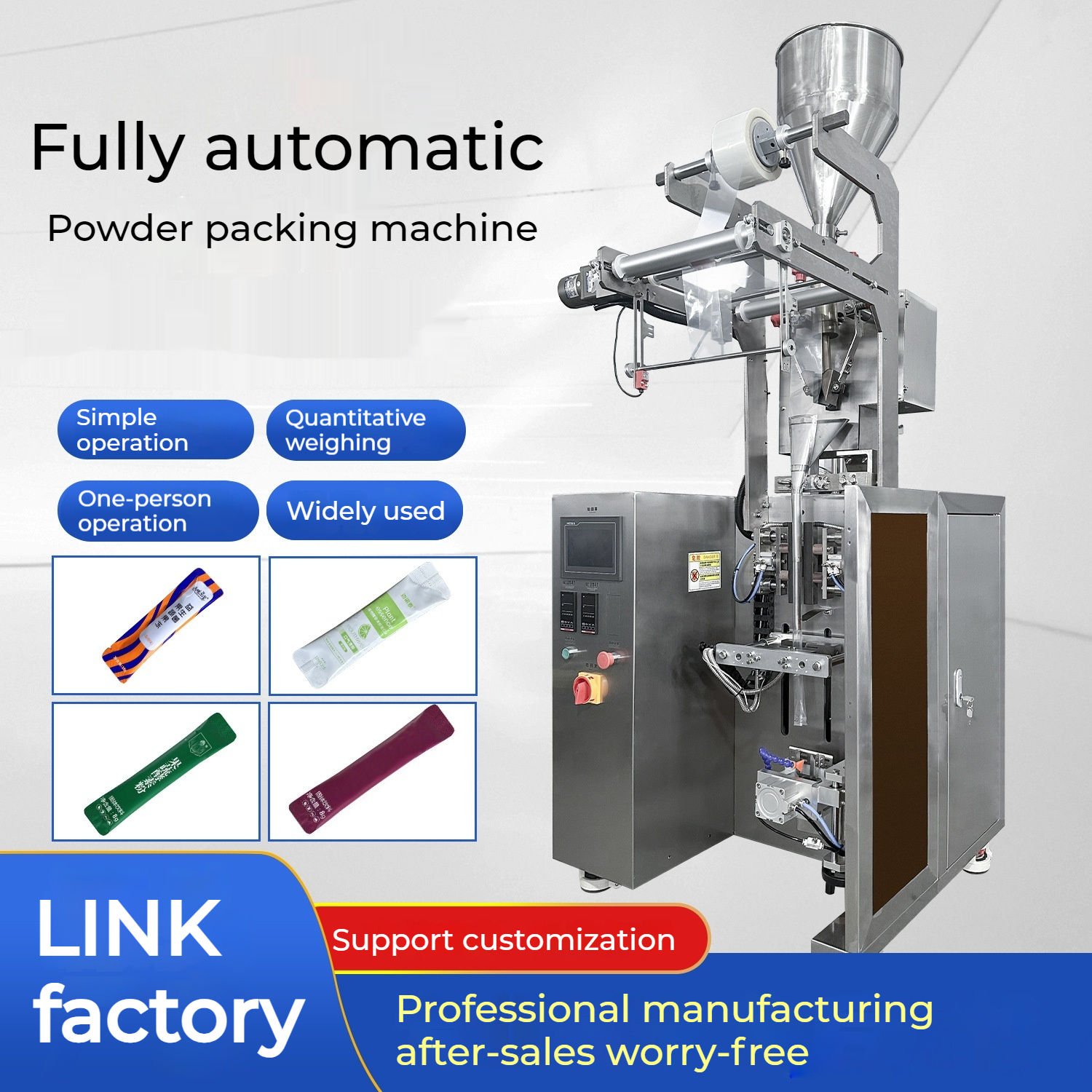 Flour packaging machine