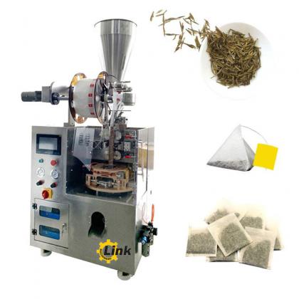 High speed tea packaging machine, nylon triangular bag tea packaging machine