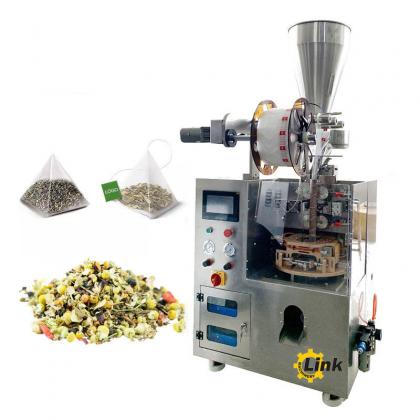 High speed tea packaging machine, nylon triangular bag tea packaging machine