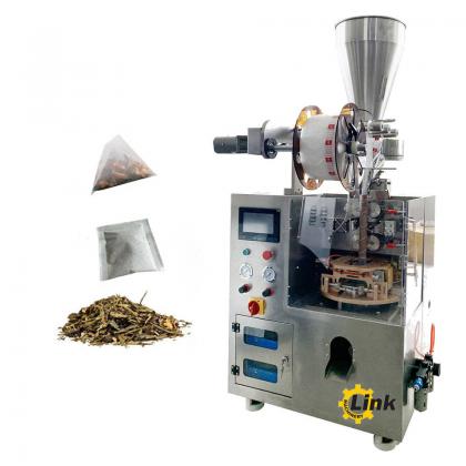 High speed tea packaging machine, nylon triangular bag tea packaging machine