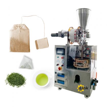 High speed tea packaging machine, nylon triangular bag tea packaging machine