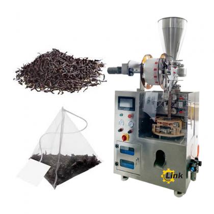 High speed tea packaging machine, nylon triangular bag tea packaging machine