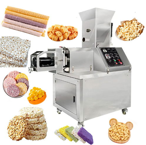  corn puffed food extruder machine