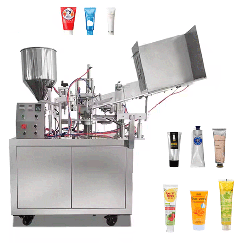 Cosmetic filling hose packaging machine makes cosmetic filling easier